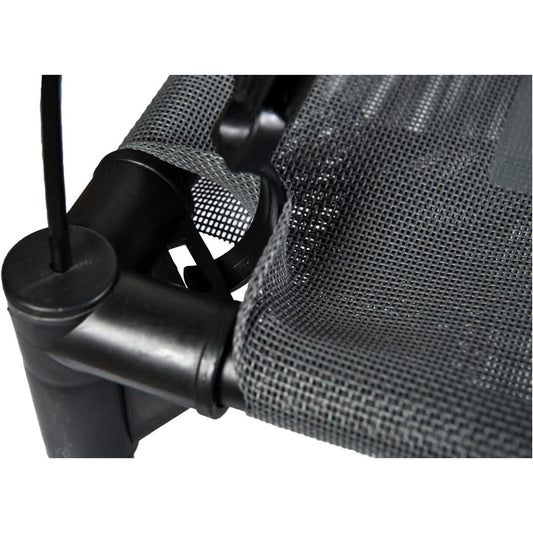 Outdoor Portable Grey Pet Dog Bed With Awning